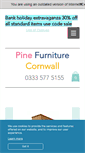 Mobile Screenshot of pinefurniturecornwall.co.uk